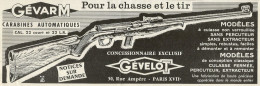 Carabina Automatica Gèvarm - Pubblicità 1960 - Advertising - Publicidad