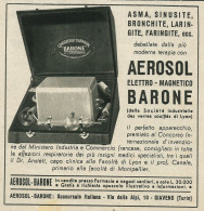Aerosol Elettro-magnetico BARONE - Giaveno - Pubblicità 1953 - Advertising - Advertising
