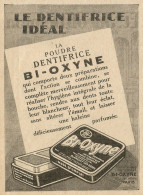 BI-OXYNE Il Dentifricio Ideale - Pubblicità 1929 - Advertising - Advertising