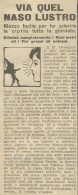 Cipria Petalia Via Quel Naso Lustro - Pubblicità 1925 - Advertising - Advertising