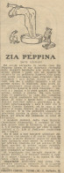 Prodotti Kukirol - Zia Peppina Parte Inferiore - Pubblicità 1924 - Advert. - Publicités