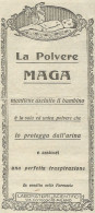 Polvere MAGA Mantiene Sciutto Il Bimbo - Pubblicità 1924 - Advertising - Reclame