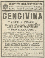 Gengivina Dott. Pisani - Pubblicità 1924 - Advertising - Reclame