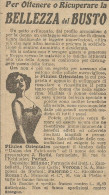 Pilules Orientales Per La Bellezza Del Busto - Pubblicità 1924 - Advertis. - Reclame