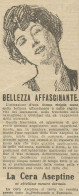 Cera Aseptine - Bellezza Affascinante - Pubblicità 1924 - Advertising - Reclame