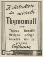 THYMOMALT Il Distruttore Di Microbi - Pubblicità 1949 - Advertising - Advertising