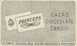 Cacao Princeps - Pubblicità 1948 - Advertising - Publicités