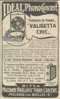 Ideal Phono Concert - Valigetta Chic - Pubblicità 1928 - Advertising - Advertising