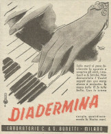 Crema Per Le Mani DIADERMINA - Pubblicità 1949 - Advertising - Publicités