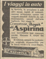 Compresse Bayer Di Aspirina - Pubblicità 1926 - Advertising - Reclame