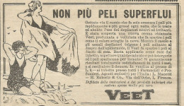 Crema Depilatoria Veet - Pubblicità 1926 - Advertising - Advertising