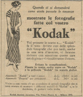 Mostrate Le Foto Fatte Col Vostro Kodak - Pubblicità 1924 - Advertising - Reclame