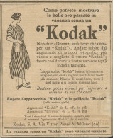 KODAK - Pubblicità 1924 - Advertising - Advertising