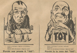 TOT - Digestible Cachets - Pubblicità 1926 - Advertising - Reclame