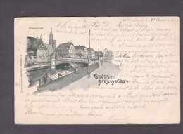Strasbourg Gruss Aus Strassburg Rabenbrücke ( Wallenfels Brill  3892) - Straatsburg