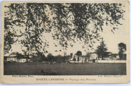 C. P. A. : 17 : SAINTE LHEURINE : Paysage Chez Panneau, En 1946 - Other & Unclassified