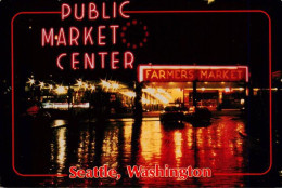 73954442 Seattle_Washington_USA Public Market Center At Night - Otros & Sin Clasificación