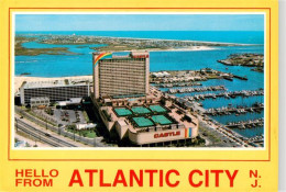 73954428 Atlantic_City_New_Jersey_USA Aerial View Of Trumps Castle Hotel And Cas - Otros & Sin Clasificación