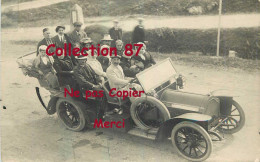 BUS - AUTOBUS -- > AUTOCAR LORRAINE DIETRICH 16 HP 1910 - Carte Photo < Réal Photograph Postcard - Buses & Coaches