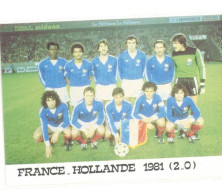 FOOTBALL - Equipe De France - France-Hollande 1981 '2-0)  (125339) - Voetbal