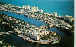 73952240 Miami_Beach Fliegeraufnahme Mit Hotel Row Und St Francis Hospital - Altri & Non Classificati