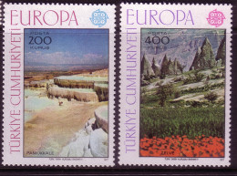 TÜRKEI MI-NR. 2415-2416 POSTFRISCH(MINT) EUROPA 1977 LANDSCHAFTEN - 1977