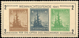 SBZ - Thüringen, 1945, Bl. 1 T A (V), Postfrisch - Sonstige & Ohne Zuordnung