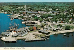 73951923 Connecticut_US-State Mystic Seaport Aerial View - Sonstige & Ohne Zuordnung