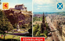73918024 Edinburgh  Scotland UK The Castleand Gardens Panorama - Otros & Sin Clasificación