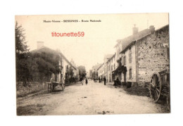 87- BESSINES (haute-vienne) - ROUTE NATIONALE- - Bessines Sur Gartempe