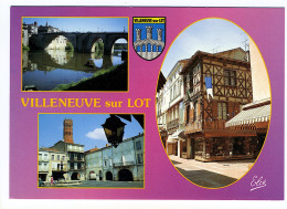 Carte Multivues - VILLENEUVE-SUR-LOT - Autres & Non Classés