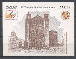 ESPAGNE 1992 N° 57 ** Neuf MNH Superbe C 1 € Eglise Saint-Paul Exfilna 92 Exposition Philatélique à Valladolid - Blocs & Hojas