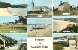 Souvenir De SIOUVILLE PLAGE . CP Multivues - Otros & Sin Clasificación