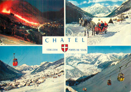 CHATEL .  CP Multivues . PORTES DU SOLEIL - Châtel