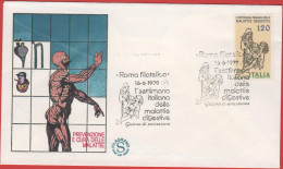 ITALIA - ITALIE - ITALY - 1979 - Propaganda Per La Prevenzione E La Cura Delle Malattie Digestive - FDC Filagrano - FDC