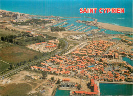 SAINT CYPRIEN PLAGE . Le Port Et Les Marinas . ( Vue Aérienne ) - Saint Cyprien