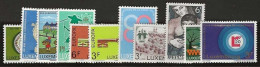 Luxembourg  .  Y&T   .   11 Timbres   .   **    .    Neuf Avec Gomme Et SANS Charnière - Unused Stamps