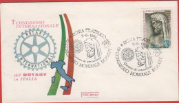 ITALIA - ITALIE - ITALY - 1979 - Primo Congresso Mondiale Del Rotary In Italia - FDC Roma - FDC