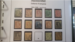 INDOCHINE YT 24 A 38 SAUF 36 OBLITERE 14 VALEURS - Used Stamps