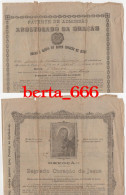 Arquiconfraria Romana Do Sagrado Coração De Jesus * Patente De Admissão E Agregação * 1920 - Historical Documents