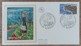 FDC 1977 - YT N°1917 - BRETAGNE - RENNES - 1970-1979