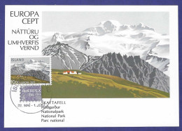 Island  1986  Mi.Nr. 648 , EUROPA CEPT Natur- Und Umweltschutz - Maximum Card - First Day Of Issue  22.May 1986 - 1986