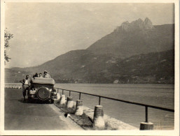 Photographie Photo Vintage Snapshot Amateur Automobile Voiture Auto Cabriolet - Cars