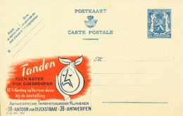 BELGIUM PPS 50C BLUE "SCEAU D'ETAT" SBEP PUBLIBEL 512  TANDEN UNUSED - Werbepostkarten