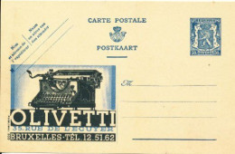 BELGIUM PPS 50C BLUE "SCEAU D'ETAT" SBEP PUBLIBEL 505  OLIVETTI UNUSED - Publibels