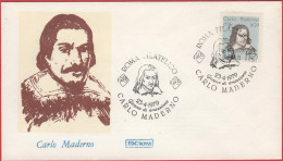 ITALIA - ITALIE - ITALY - 1979 - Uomini Illustri - 7ª Emissione - Carlo Maderno - FDC Roma - FDC