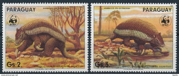 Paraguay Mi 3854-55 MNH ** / WWF / Giant Armadillo Priodontes Giganteus Tatou Ocarro Tatu-canastra - Ongebruikt