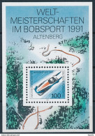 Mi Block 23 MNH (**) Bobsleigh World Championships Altenberg - Otros & Sin Clasificación