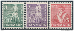 Mi 228-29+31 ** MNH Danish Reformation 400th Anniversary Hans Tausen Church Theology Luther - Unused Stamps