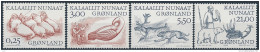 Mi 347-50 ** MNH Arctic Vikings Natural Resources Hunting - Unused Stamps